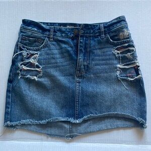 Hollister 5 pocket jeans skirt sz 27